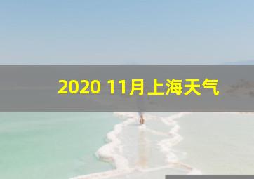 2020 11月上海天气